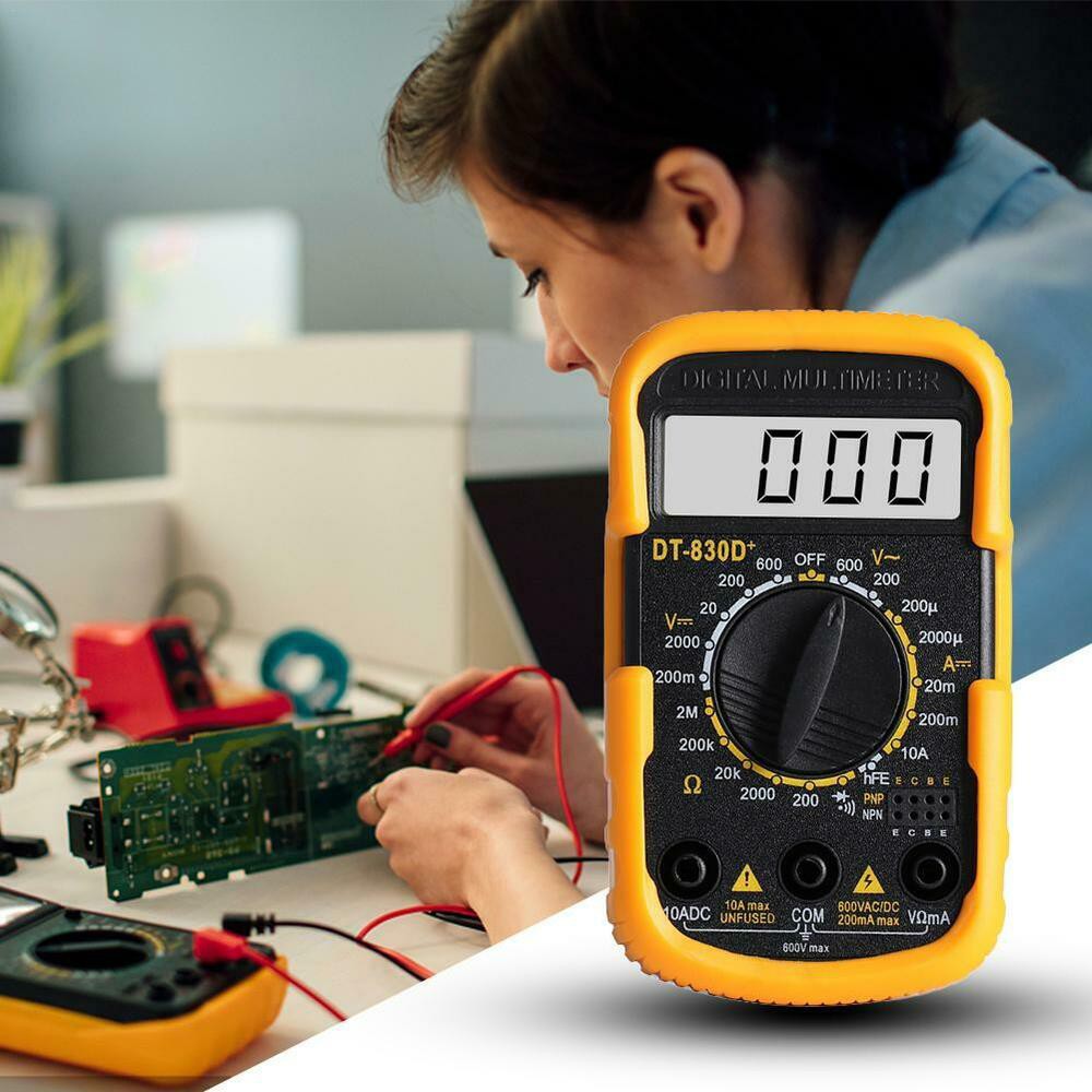 Đồng hồ đo vạn năng DT-830D+ và 6 món dụng cụ kỹ thuật hàn