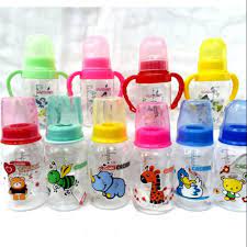[ Freeship ] Bình sữa BEE-CACARA 140ml,250ml loại có tay cầm xinh yêu cho bé
