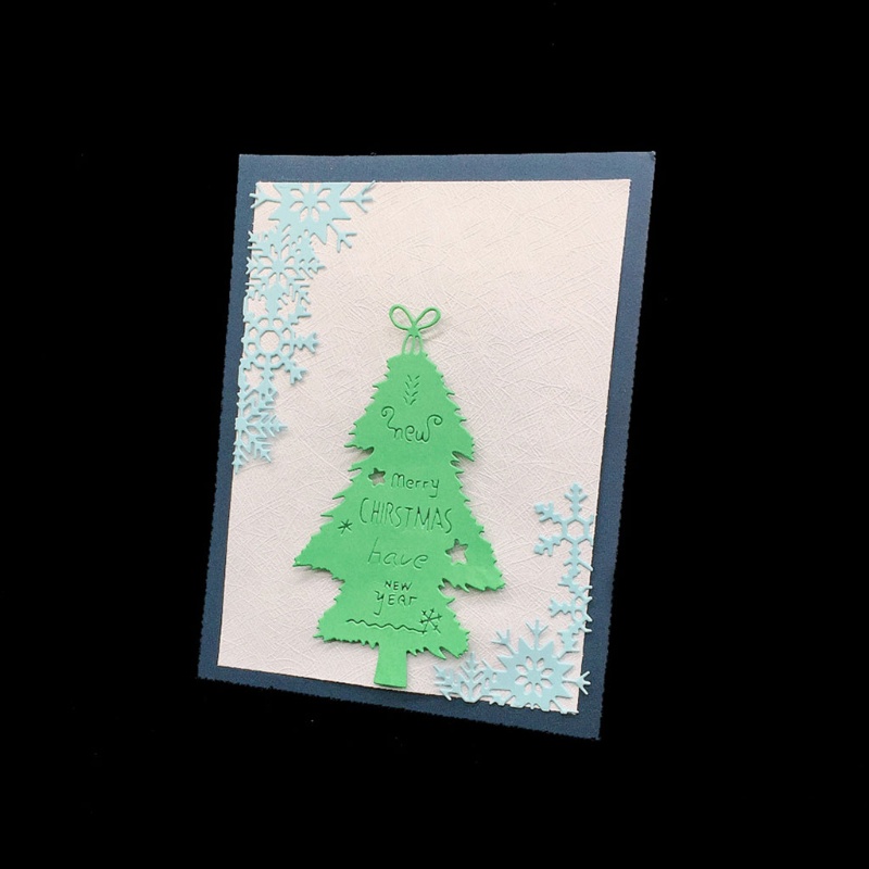 Khuôn Cắt Giấy Kim Loại Hình Halloween Giáng Sinh Thẻ