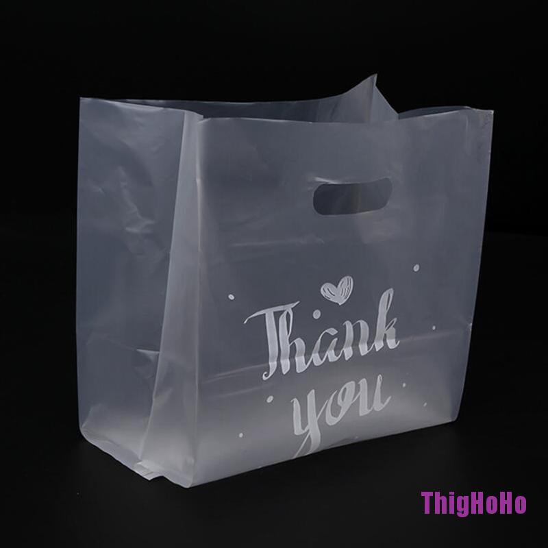Set 50 túi nhựa đựng kẹo in họa tiết chữ thank you tiện lợi