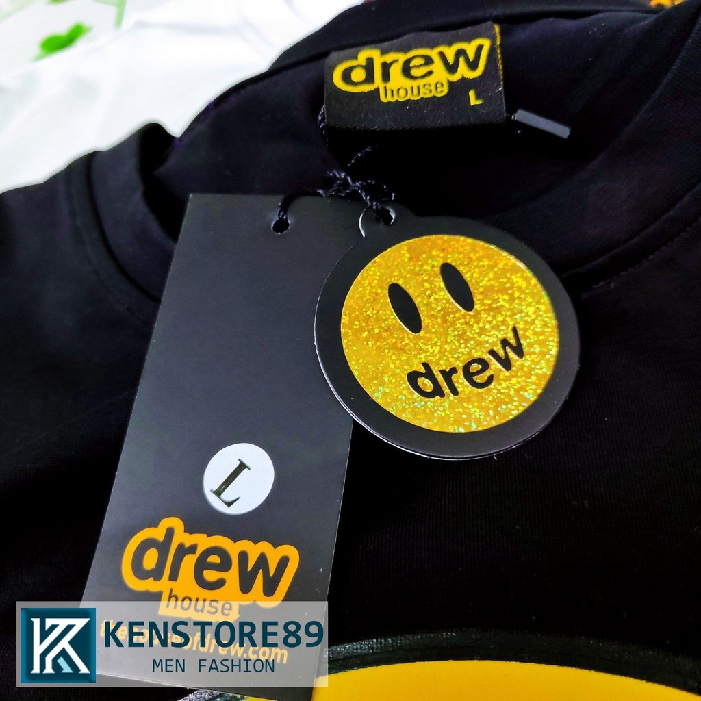 Áo thun nam cổ tròn DREW ĐẦU LÂU LƯỚT VÁN tay ngắn cotton 100% KENSTORE89 ATK002