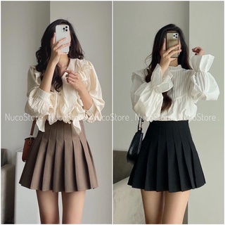 Chân Váy Xếp Li Tennis Năng Động, Chân Váy Ulzzang