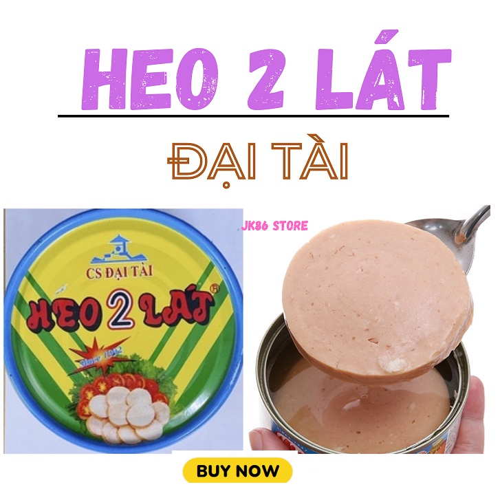 10  hộp heo 2 lát Đại Tài 140gr