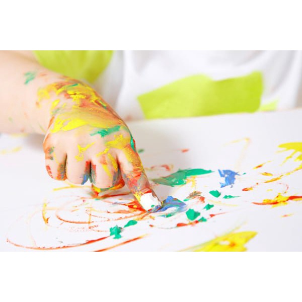 Màu vẽ bàn tay Mideer- finger paint cho bé yêu sáng tạo và Fingerpaint kèm sách