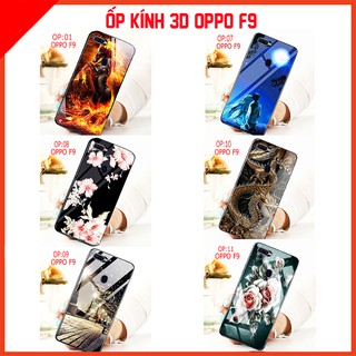 Ốp lưng kính 3D OPPO F9 Hình ảnh sắc nét , sang trọng, không mờ ,không phai theo thời gian, kèm video Educase68