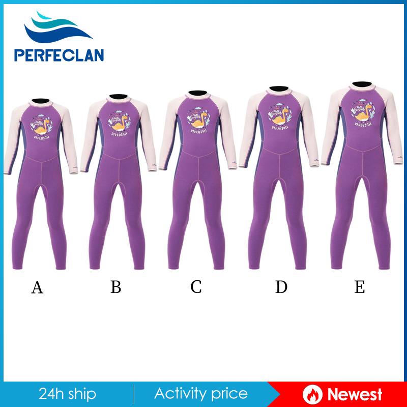 [Perfeclan] Bộ Đồ Bơi Lặn / Lướt Ván Dày 2.5mm Dành Cho Trẻ Em