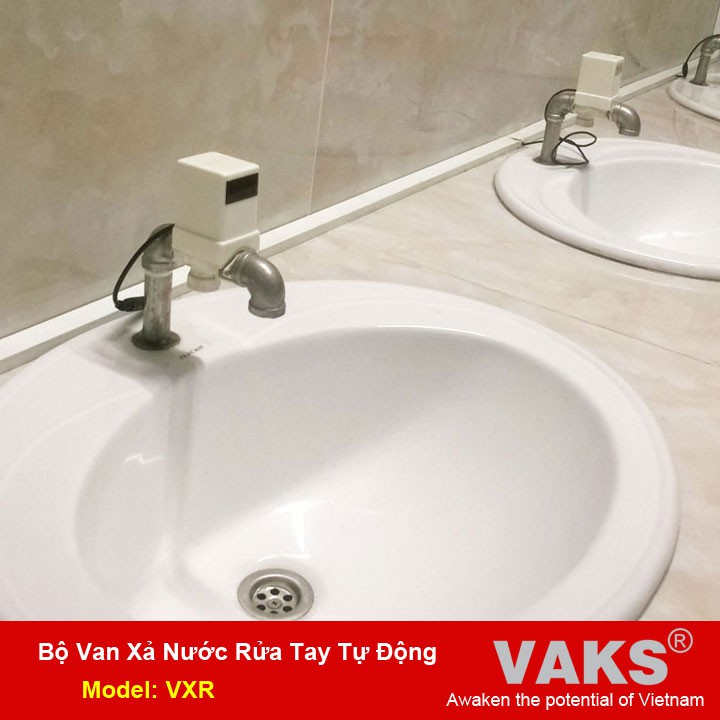 Bộ xả nước cảm ứng tự động dùng làm vòi rửa tay VAKS - Model: VXR