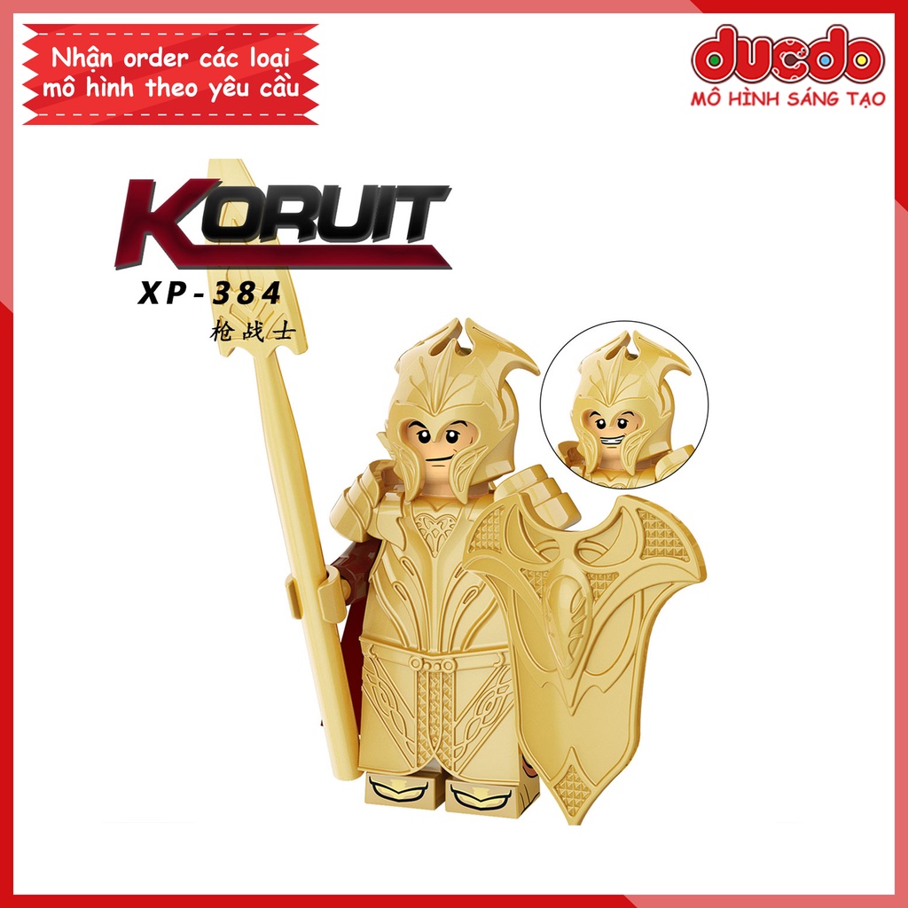 Minifigures nhân vật chiến binh phim Chúa Tể Những Chiếc Nhẫn - Đồ chơi Lắp ghép Xếp hình Mô hình Mini KORUIT KT1050