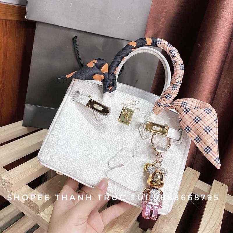 Túi xách hai quai da mềm size 20-25cm