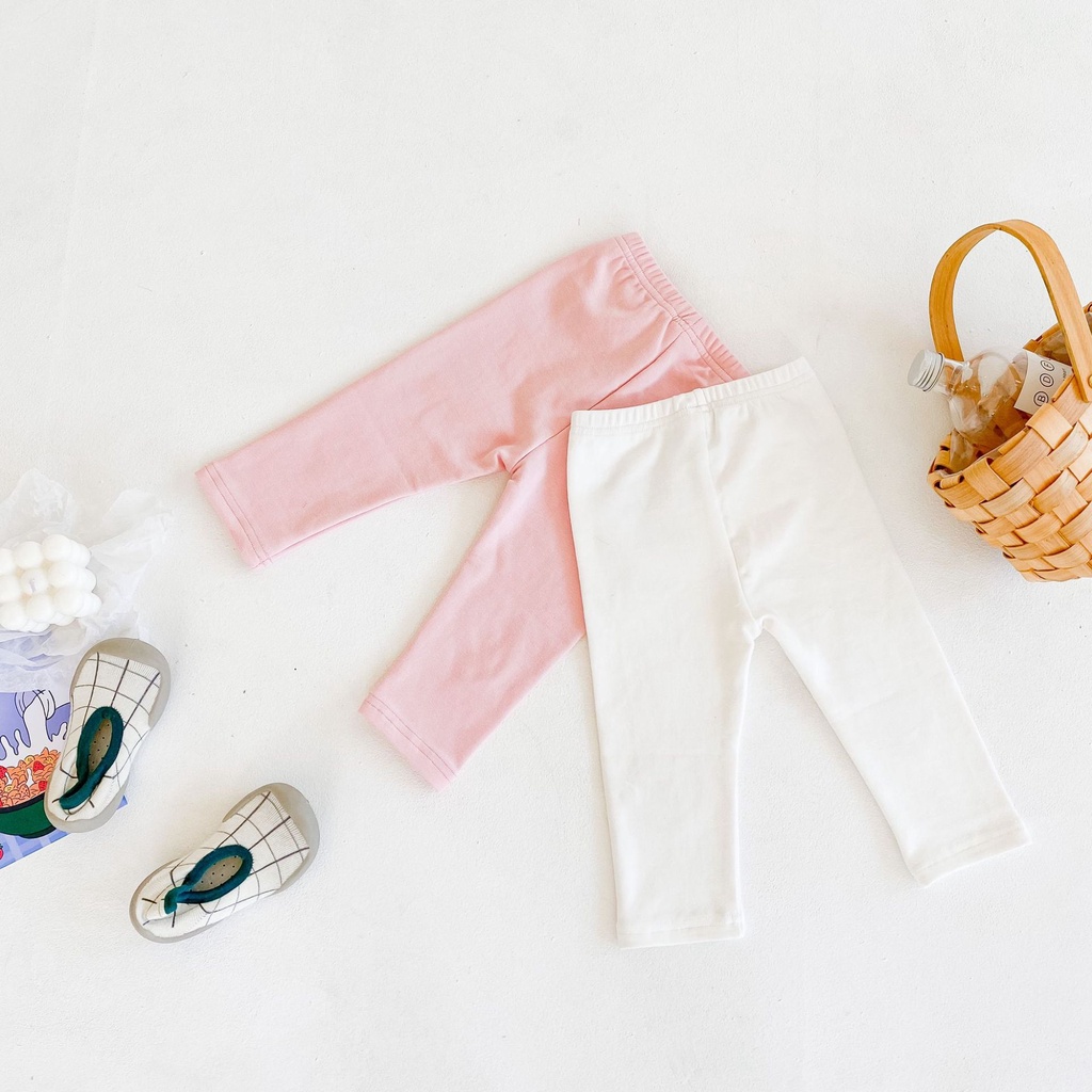Quần Legging Cotton Họa Tiết Trái Tim Phong Cách Mới Mùa Thu Dễ Phối Đồ Cho Bé Gái