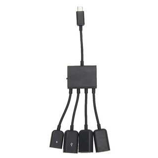 Cáp sạc chia 4 cổng Micro USB OTG dành cho Samsung Android PC