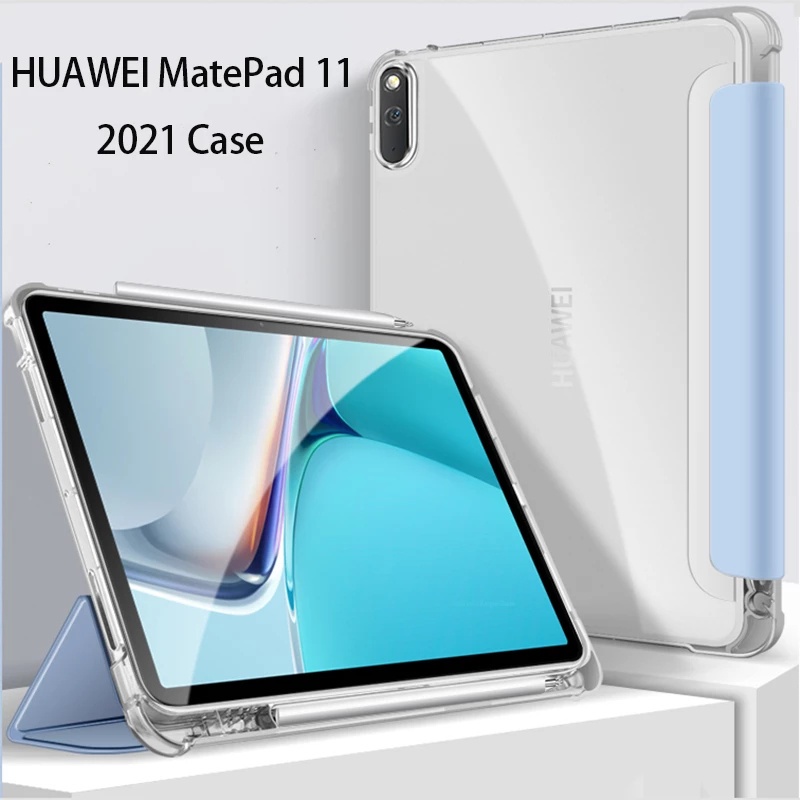 Ốp Máy Tính Bảng Da PU Trong Suốt Từ Tính Cho Huawei Matepad Pro 11 2022 Pro 10.8 Matepad 10.4 2022 T10S T10 11