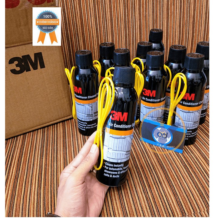 COMBO 2 bình xịt khử mùi và vệ sinh dàn lạnh điều hòa ô tô 3M- Air Conditioner Cleaner Foam 250ml