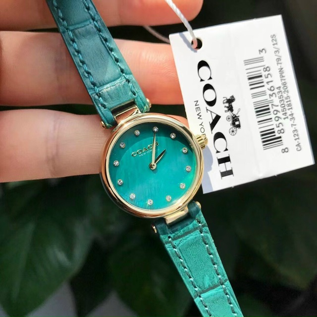 Đồng hồ Coach nữ dây da 𝗖𝗼𝗮𝗰𝗵 𝗛𝗮𝗹𝗲𝘆 - Leather hot trend 2020 – Tibihome