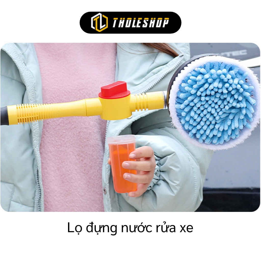 Bàn Chải Rửa Xe Hơi - Chổi Rửa Ô Tô, Tự Xoay 360 Độ Tiện Lợi, Giúp Tiết Kiệm Sức 10131