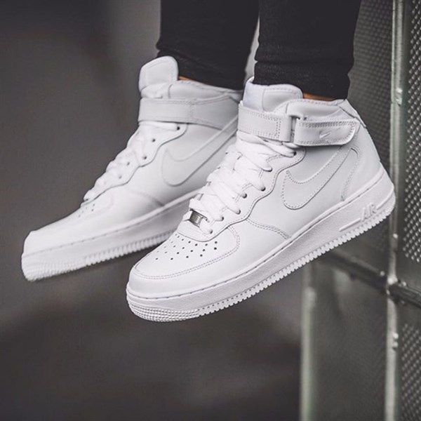 Dây Giày Thể Thao Sneaker Nike Mid, White Chính Hãng (1 Cặp)
