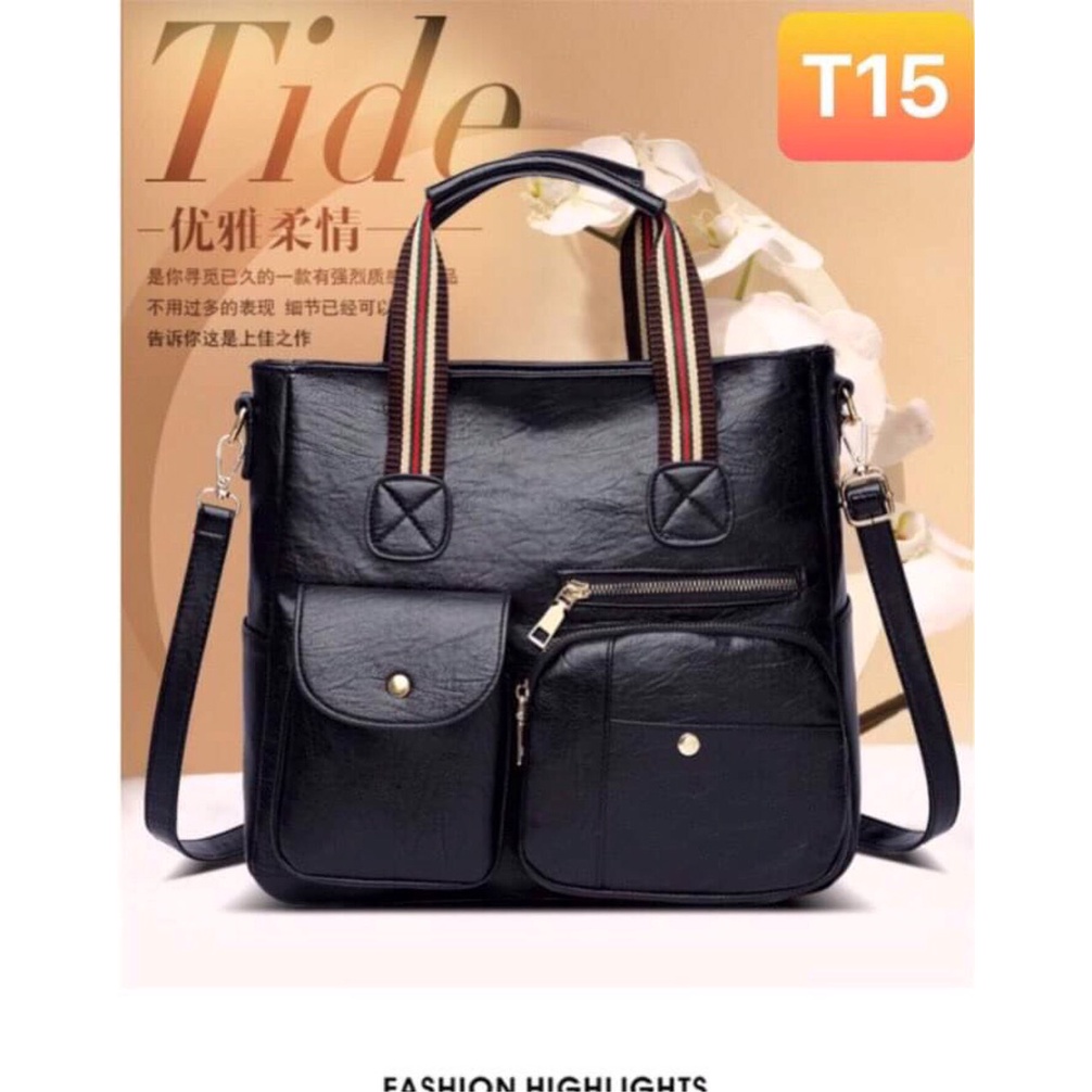 Túi Công Sở Xách,Đeo Chéo Thời Trang Da Cao Cấp Siêu Bền Siêu Hott