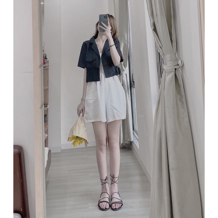 Váy quây + áo vest dáng ngắn hàng quảng châu ( ảnh thật) | BigBuy360 - bigbuy360.vn