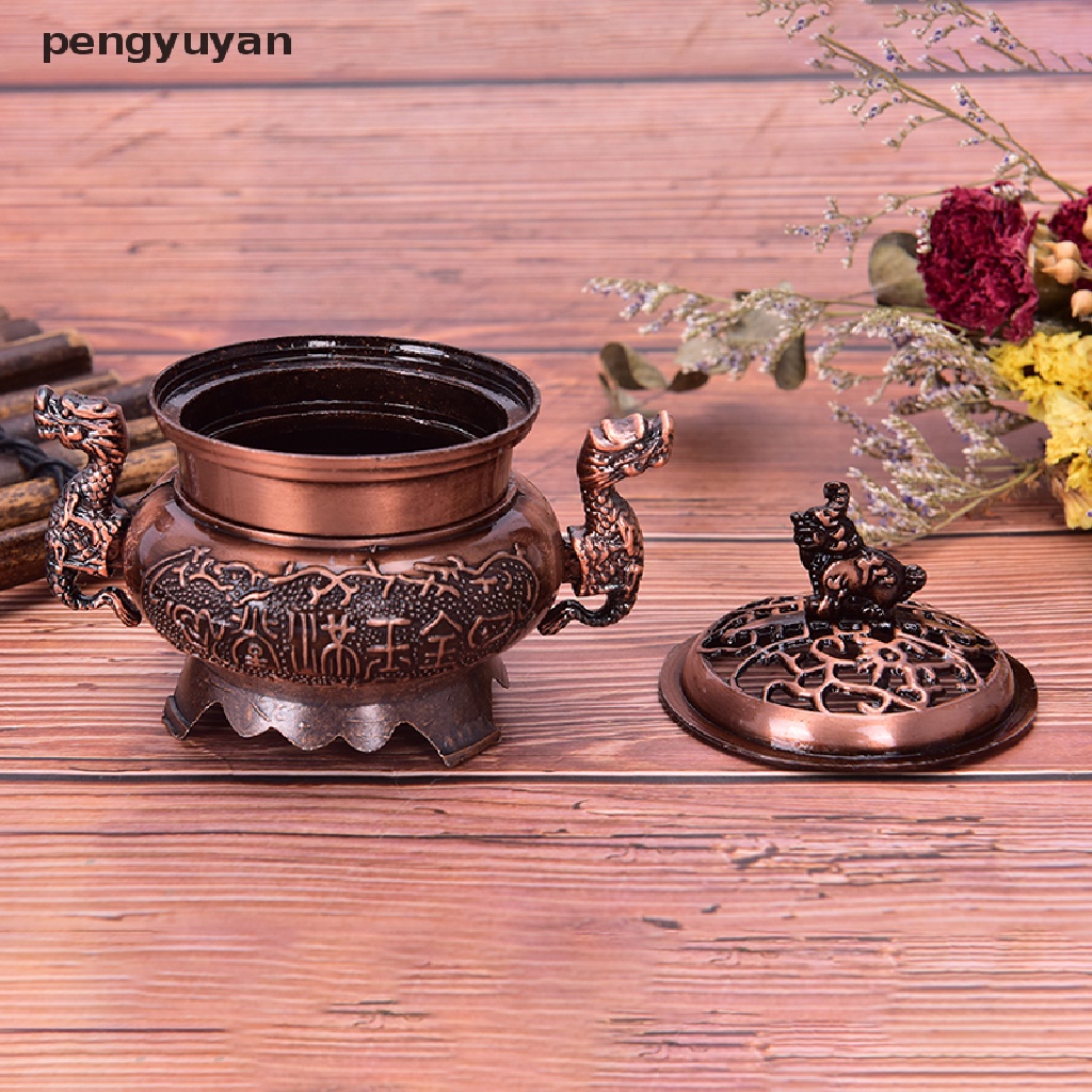 Lư Hương Mini Bằng Hợp Kim Đồng Phong Cách Tây Tạng [Mới]