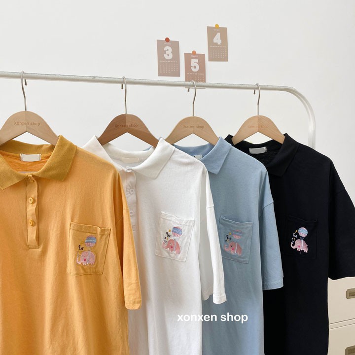 Áo thun polo nữ chất cotton co giãn Xonxen shop free size mã 1123