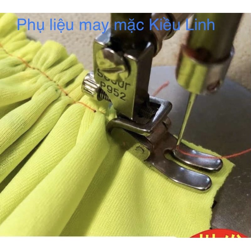 Chân vịt may nhún dùng máy may công nghiệp 1 kim