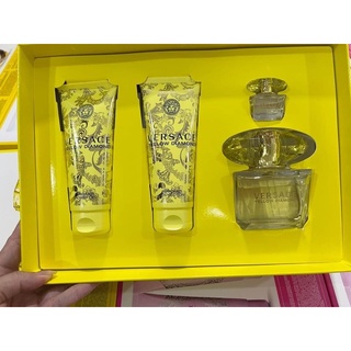 Set nước hoa ver sace yellow diamond edt 90ml + 5ml + sữa tắm 100ml + dưỡng thể 100ml