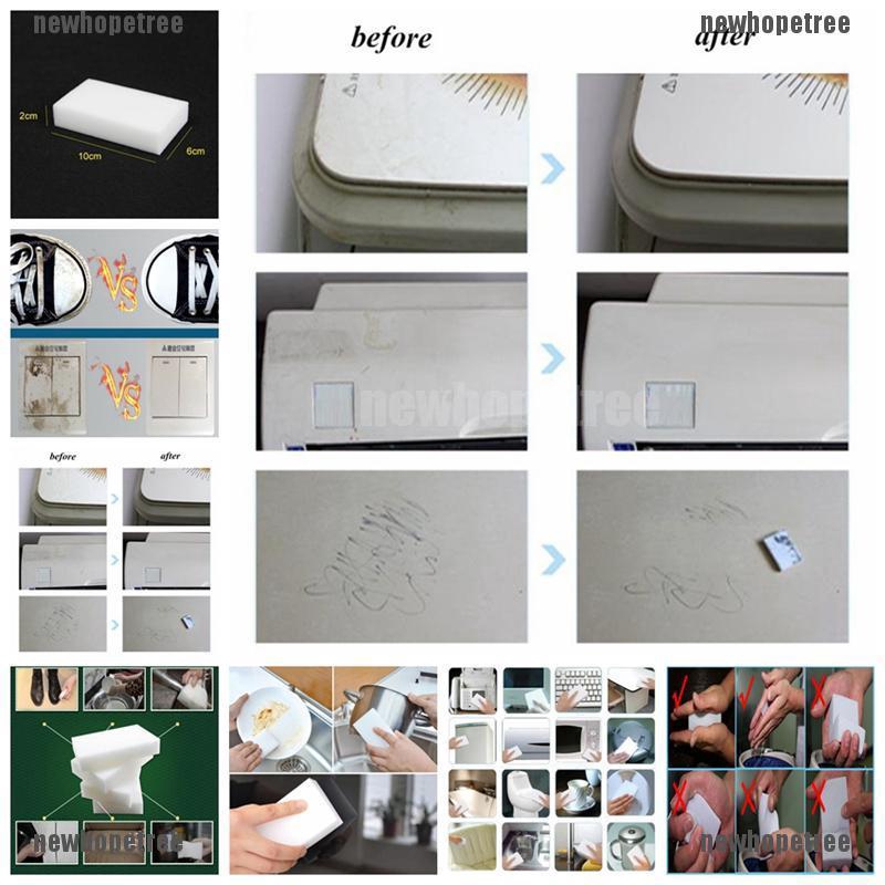 Bọt biển màu trắng dùng lau chùi