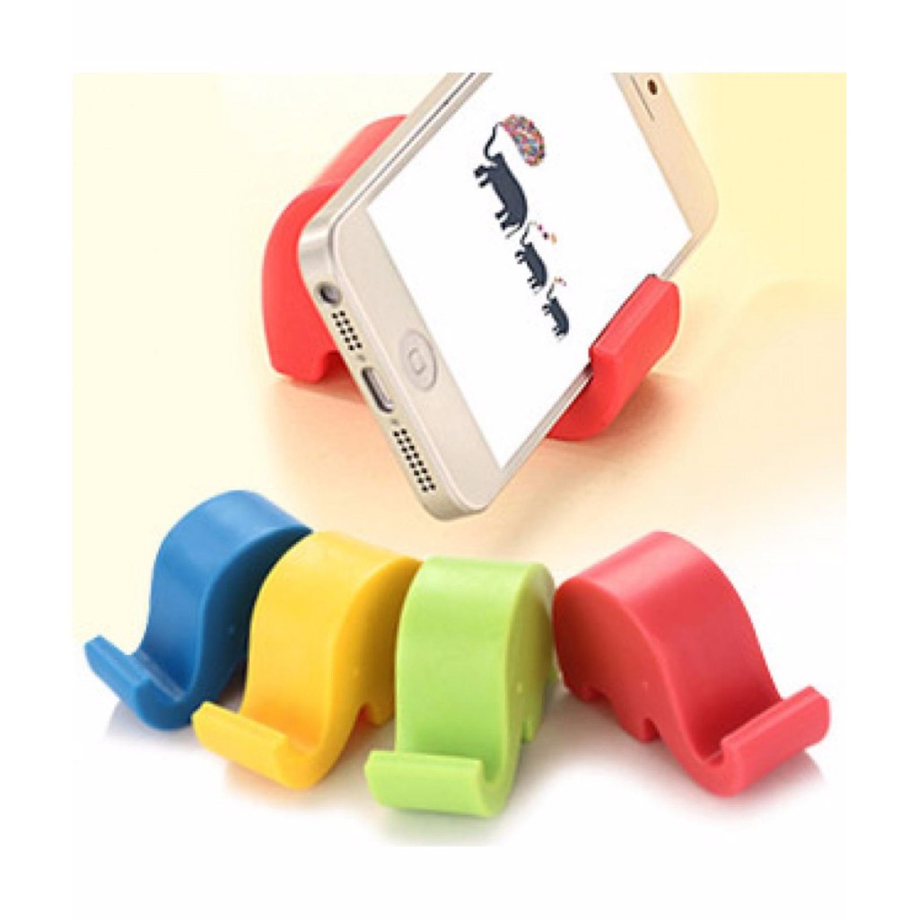 Set 2 giá đỡ điiện thoại hình chú voi cute (GCV01)