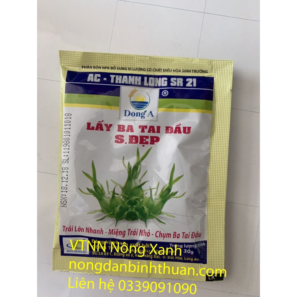 Thuốc Lấy Ba Tai Đầu Siêu Đẹp Công ty Hóa Sinh Á Châu CHUYÊN DÙNG CHO TRÁI THANH LONG