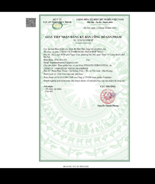 Sắt ống chống táo bón Fraces Feronvital, bổ sung sắt hỗ trợ cho quá trình tạo máu | Thế Giới Skin Care