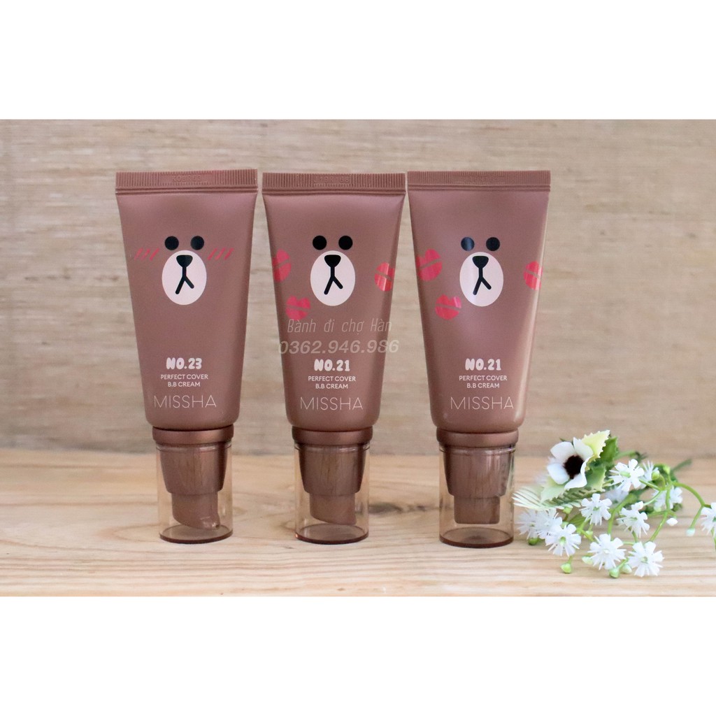 MISSHA M PERFECT COVER BB CREAM LINE FRIEND