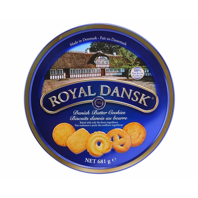 ROYAL DANSK Bánh Quy Bơ 681g