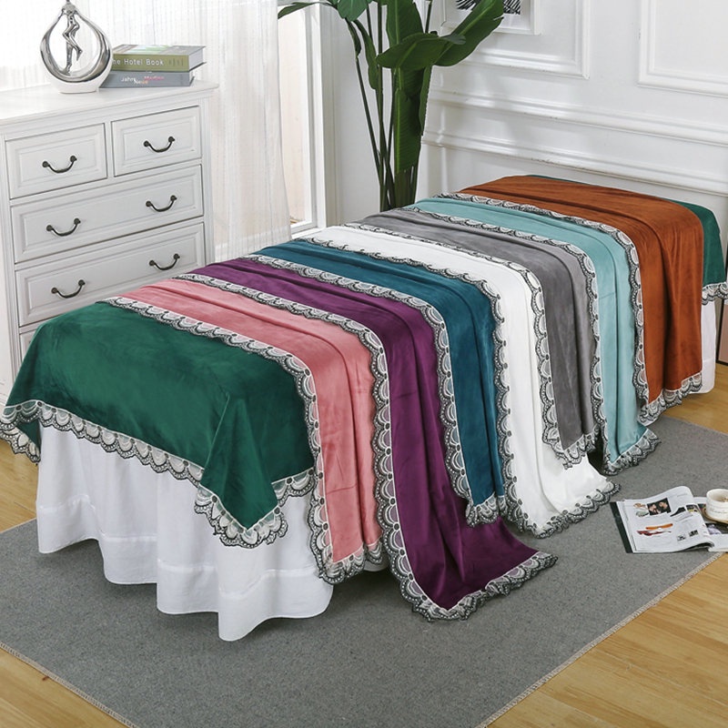 Tấm Trải Giường Mát Xa 200X80Cm Dày Dặn Chống Thấm Nước Và Dầu Tiện Dụng Cho Salon Làm Đẹp