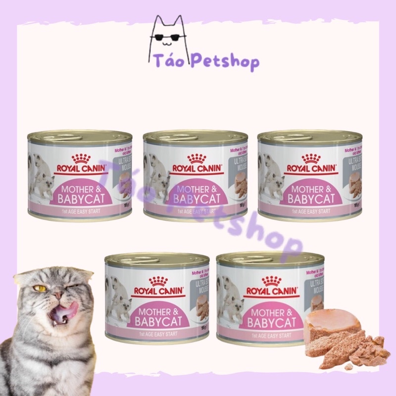 Pate Royal Canin Mother&amp;Baby Cat lon 195g cho mèo