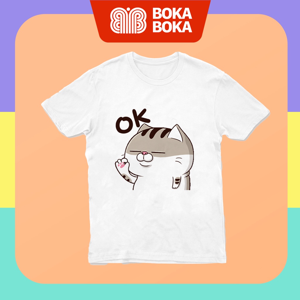 Áo thun Cotton Trắng Ami Bụng Bự