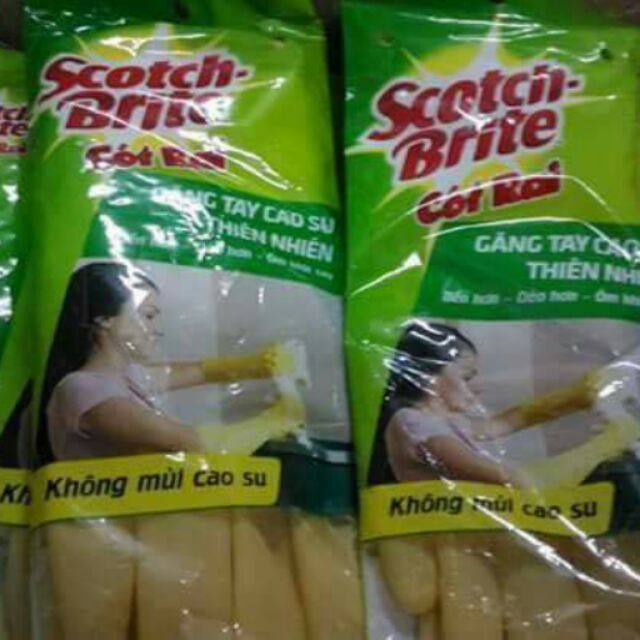 Găng tay cao su scotch brite