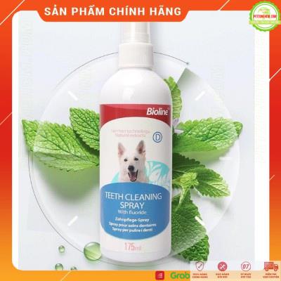 Xịt thơm miệng khử mùi hôi Bioline 175ml ️ FREESHIP ️ chống viêm cho chó mèo Bioline