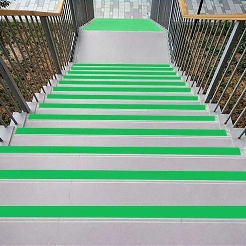 Dải Viền Pvc Tự Dính Chống Trượt Chống Va Chạm Cho Cầu Thang Trường Học/Vật Trường/Nhà Trẻ 3