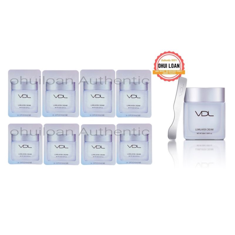 Combo 30 gói Kem Dưỡng Trắng Da nâng tone tức thì VDL Lumilaver Cream 2ml | WebRaoVat - webraovat.net.vn