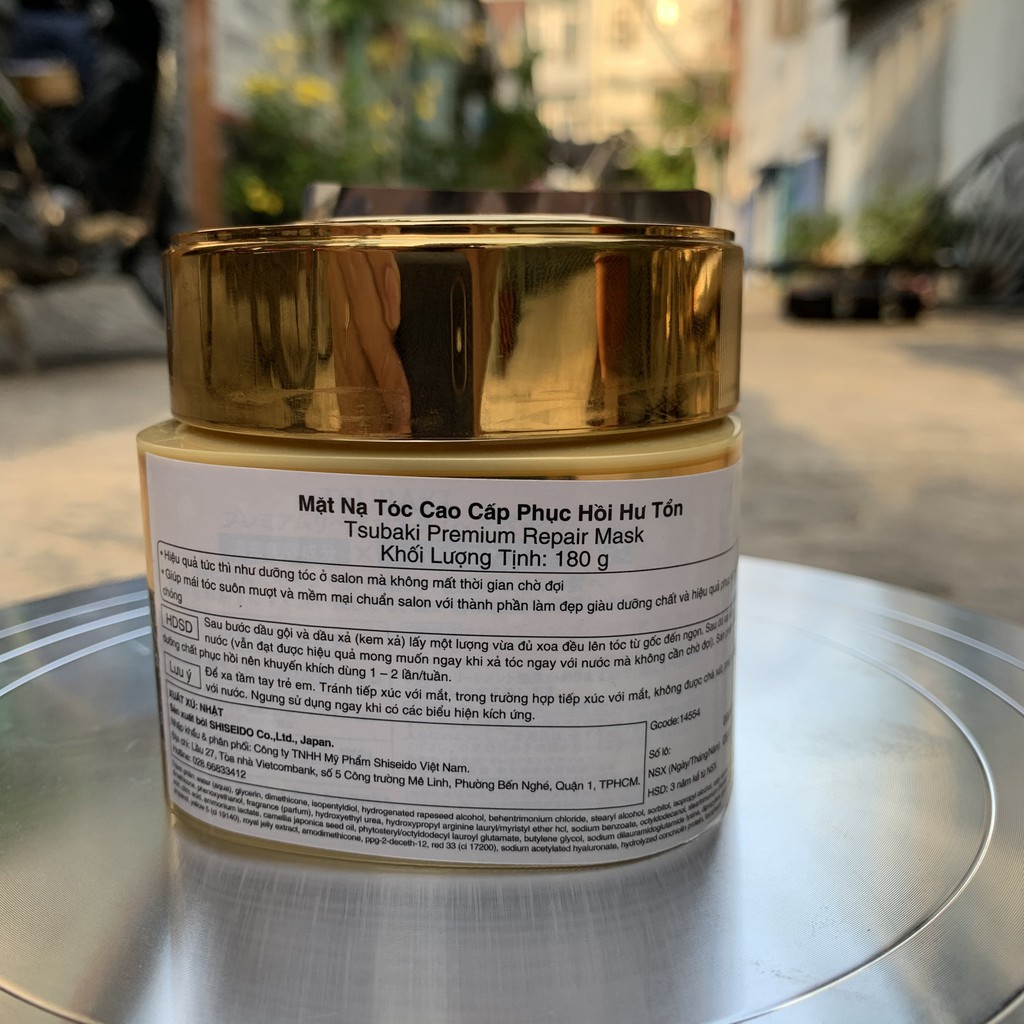 Mặt Nạ Tóc Cao Cấp Phục Hồi Hư Tổn TSUBAKI PREMIUM REPAIR MASK (180g) hàng chính hãng Shoptido phân phối | BigBuy360 - bigbuy360.vn