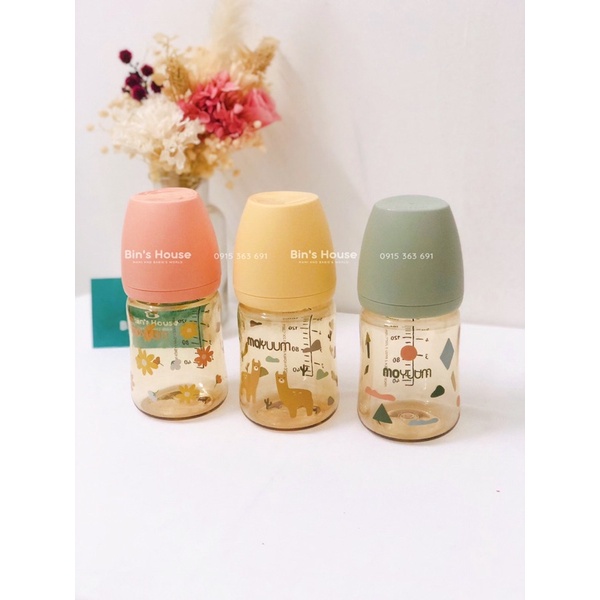 Bình sữa Moyuum họa tiết 170ml/270ml Hàn Quốc