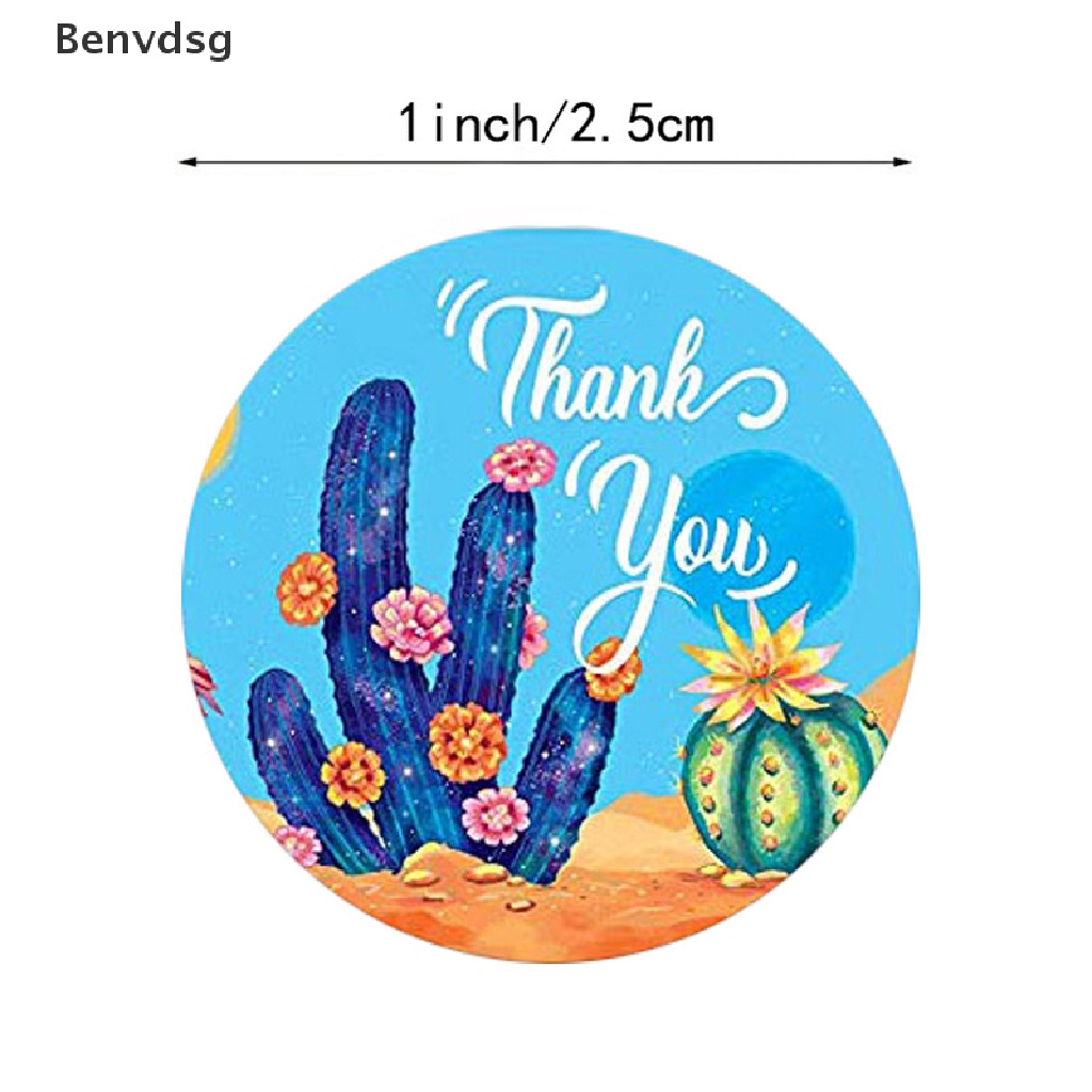 Cuộn 500 Miếng Dán In Chữ Thank You Độc Đáo Dùng Trang Trí