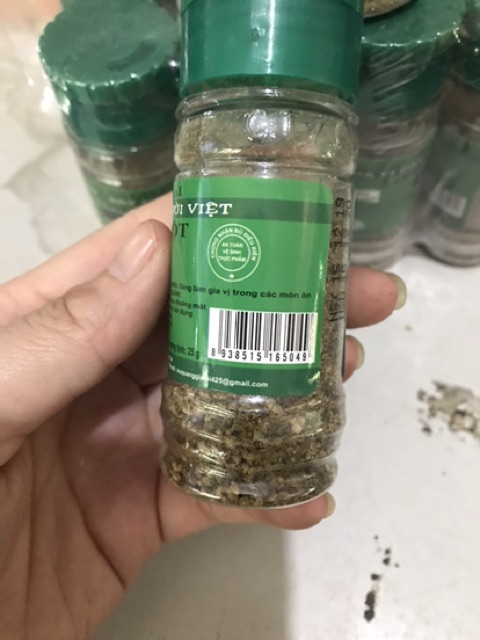 Lọ Hạt Tiêu Quang Hà Gia Lai 25g Cay Thơm