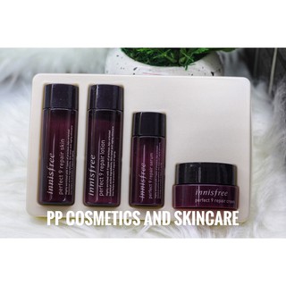 Bộ kem dưỡng chống lão hóa Innisfree Perfect 9 Repair Special Kit 4 Items