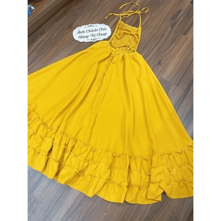 [FREESHIP] Đầm Maxi Bèo Hở Lưng -  Nhà Lỳ Có Maxi