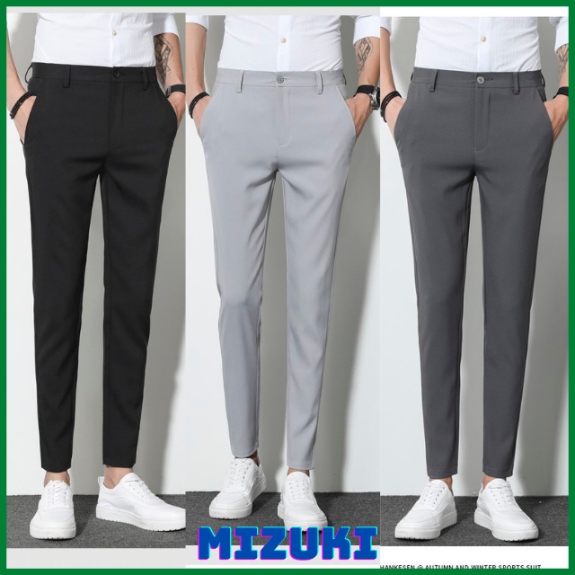Quần tây nam đi học hàn quốc cao cấp, không nhăn, không xù lông, không ra màu, Từ 45-85kg