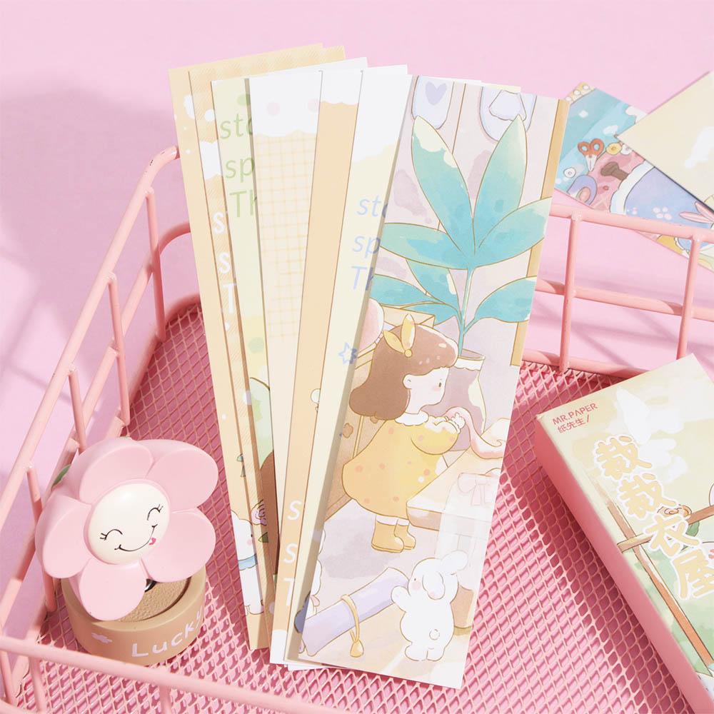 Augustina Spring Giấy Ghi Chú Đánh Dấu Trang Sách Phong Cách Retro Lãng Mạn Cho Học Sinh