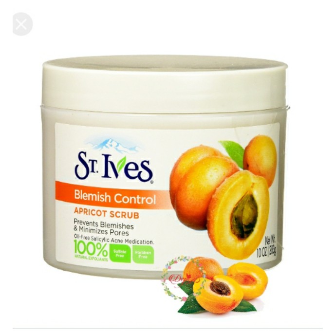 Tẩy tế bào chết St.Ives Apricot Scrub Blemish Control  Mỹ 238g