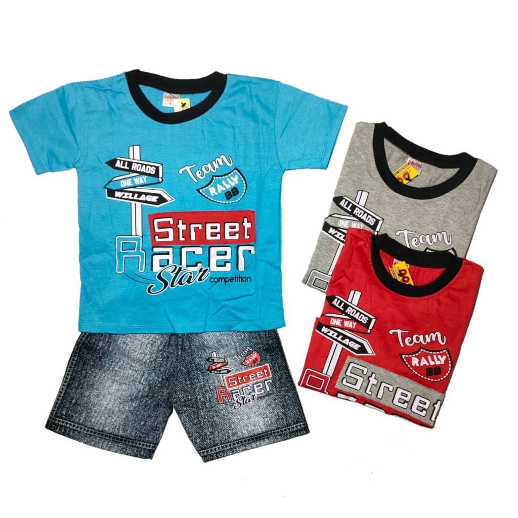 Bộ Áo Thun + Quần Jean Dài Chất Lượng Cao Cho Nam