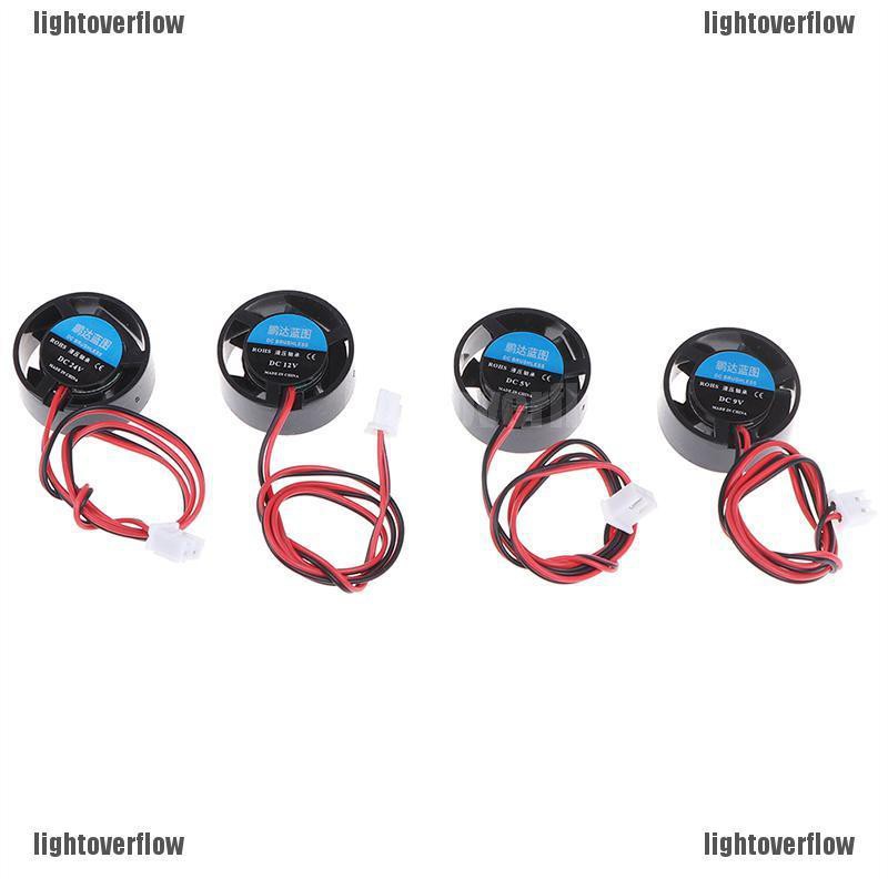 Quạt tản nhiệt tròn Mini x10mm 5V 9V 12V 24V cho đèn LED máy tính